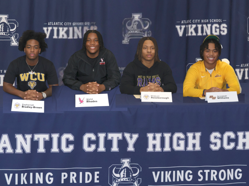 Four Atlantic City High School Seniors Commit to Football